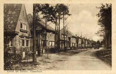 9153 Gezicht in de Eikenlaan te Doorn uit het noordwesten.